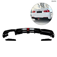 Ρύθμιση διαχύτη πίσω προφυλακτήρα με φώτα LED και διαχωριστές για BMW 3 F30 M 2013–2019 με διπλή εξάτμιση – DBa956